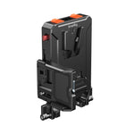 SMALLRIG Intelligent Multi-Battery Management V-Mount Battery Plate for Continuous Power and Seamless Battery