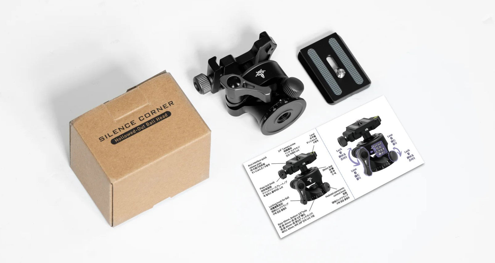 SILENCE CORNER Mambapod Multipurpose Clamp Hook Tripod