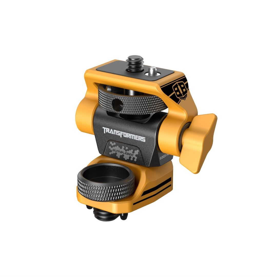 SMALLRIG Swivel and Tilt Adjustable Monitor Support with Cold Shoe (BumbleBee Edition)