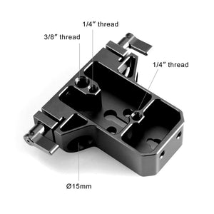 SMALLRIG Baseplate with Dual 15mm Rod Clamp 1674
