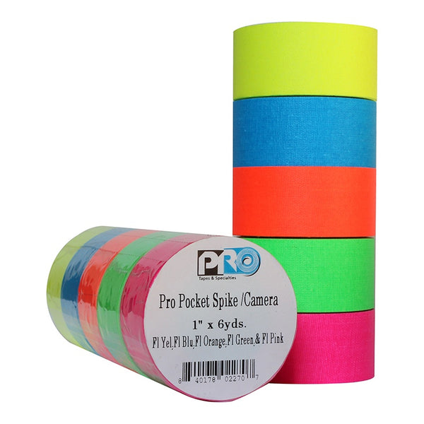 Gafferpro Professional Spike Tape Multi-Color Pack - 5 Rolls Of Gaffer Tape