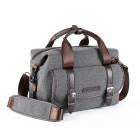K&F DSLR Camera Messenger Shoulder Bag Gray 11.8*6.3*9.5 inches