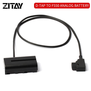 CCTECH Zitay Dtap to F550 Dummy battery Straight Cable D-TAP 转F550监视器供电