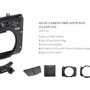 TILTA 4×5.65 Carbon Fiber Matte Box (Clamp-on)